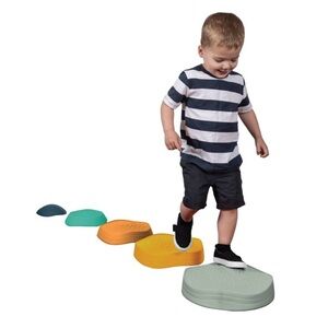 PLAYTOPIA NWT Stacking Stepping Stones Play Equipment 5pc Creative Toy